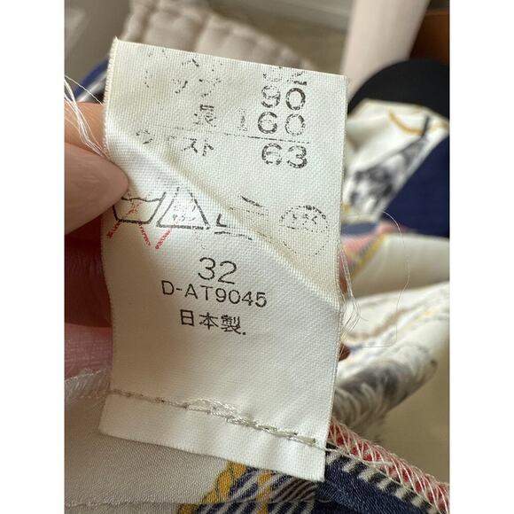 Rare VTG Whimsy Novelty Dog Print Plaid Teacher Button Up Blouse Equestrian S/M - Picture 13 of 13